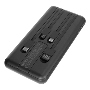ED266  S-link G102 10000mAh 2*USB Port+Micro+USB Girişli Siyah LCD Taşınabilir Pil Şarj Cihazı Powerbank