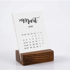 Cilalı/Boyalı Ahşap Masa Takvimi – ED07